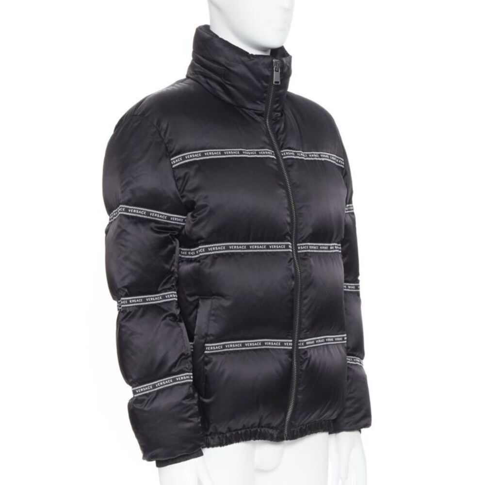 Versace Nastro Stampa Padded Jacket